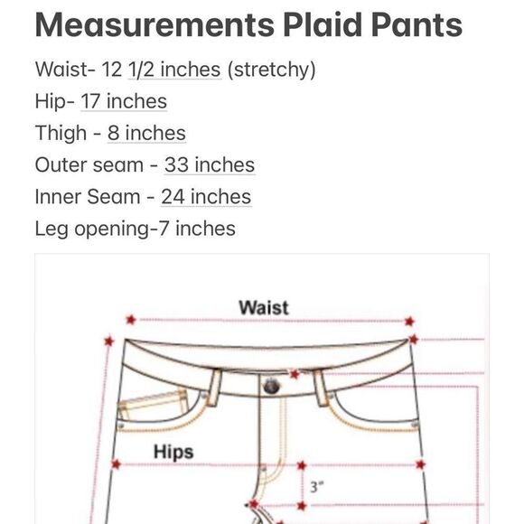 Altar’d State Plaid Pull On Kick Flare Pants - Picture 11 of 12